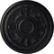 Ekena Millwork Tellson Ceiling Medallion (Fits Canopies up to 6 3/4"), Hand-Painted Steel Gray, 30 5/8"OD x 2 1/2"P CM30TESGS - alternate 1
